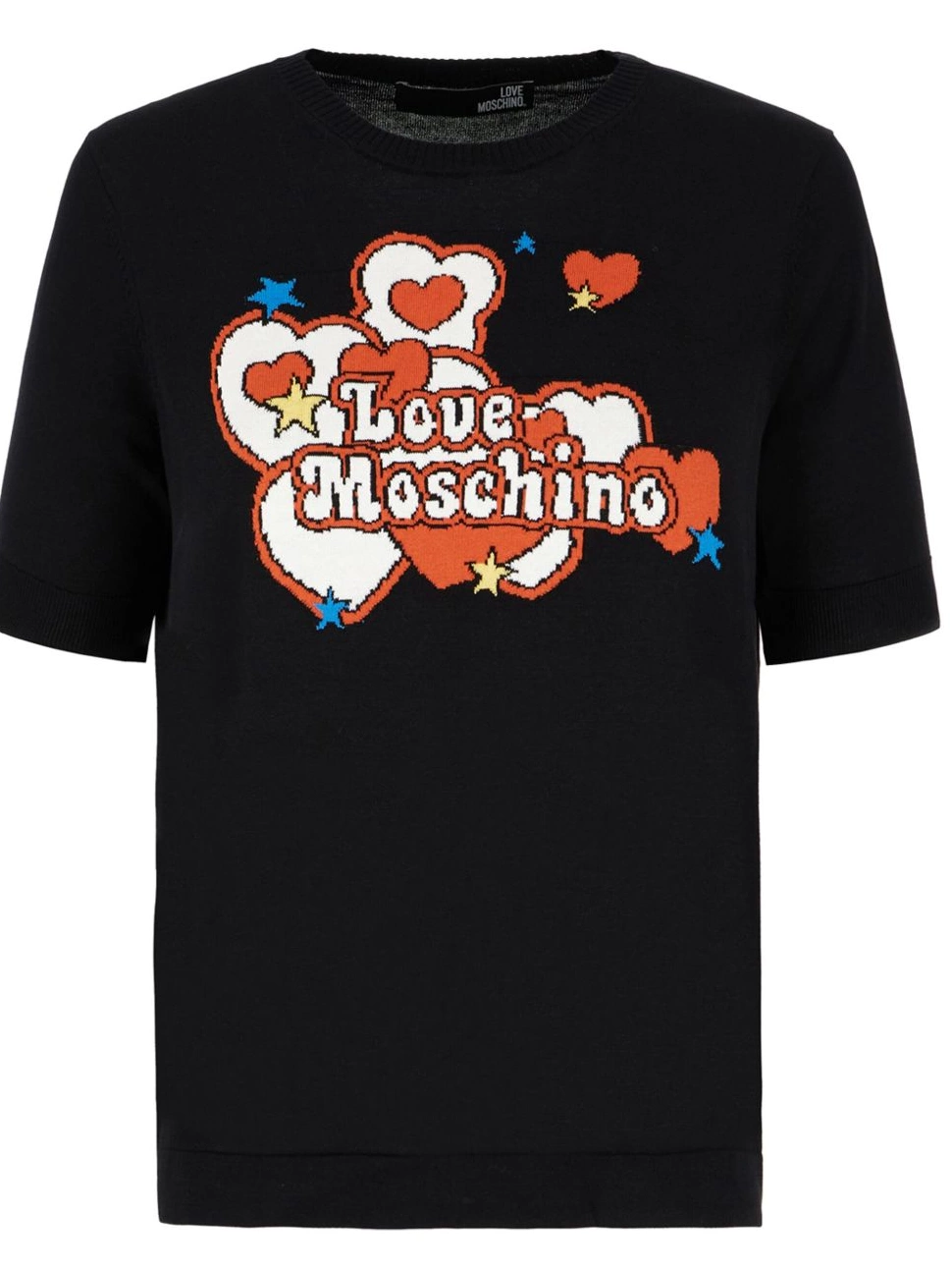 Love Women knit-logo Moschino T-shirt intarsia 0416